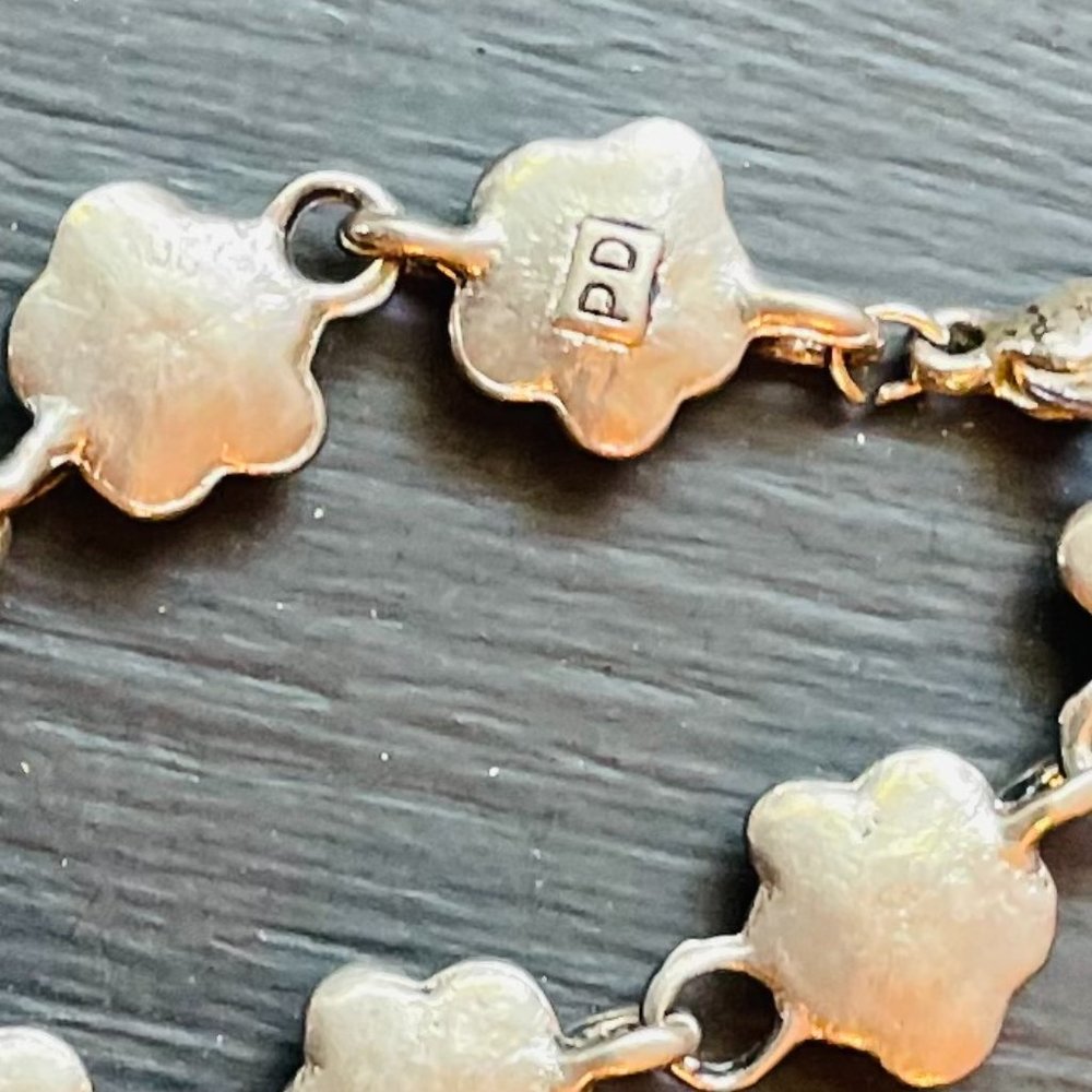 2 Items Premier Design Signed Primrose Flower Bra… - image 3